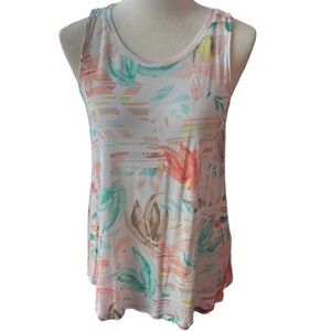 Nine West women’s sleeveless floral print tank top Size Medium